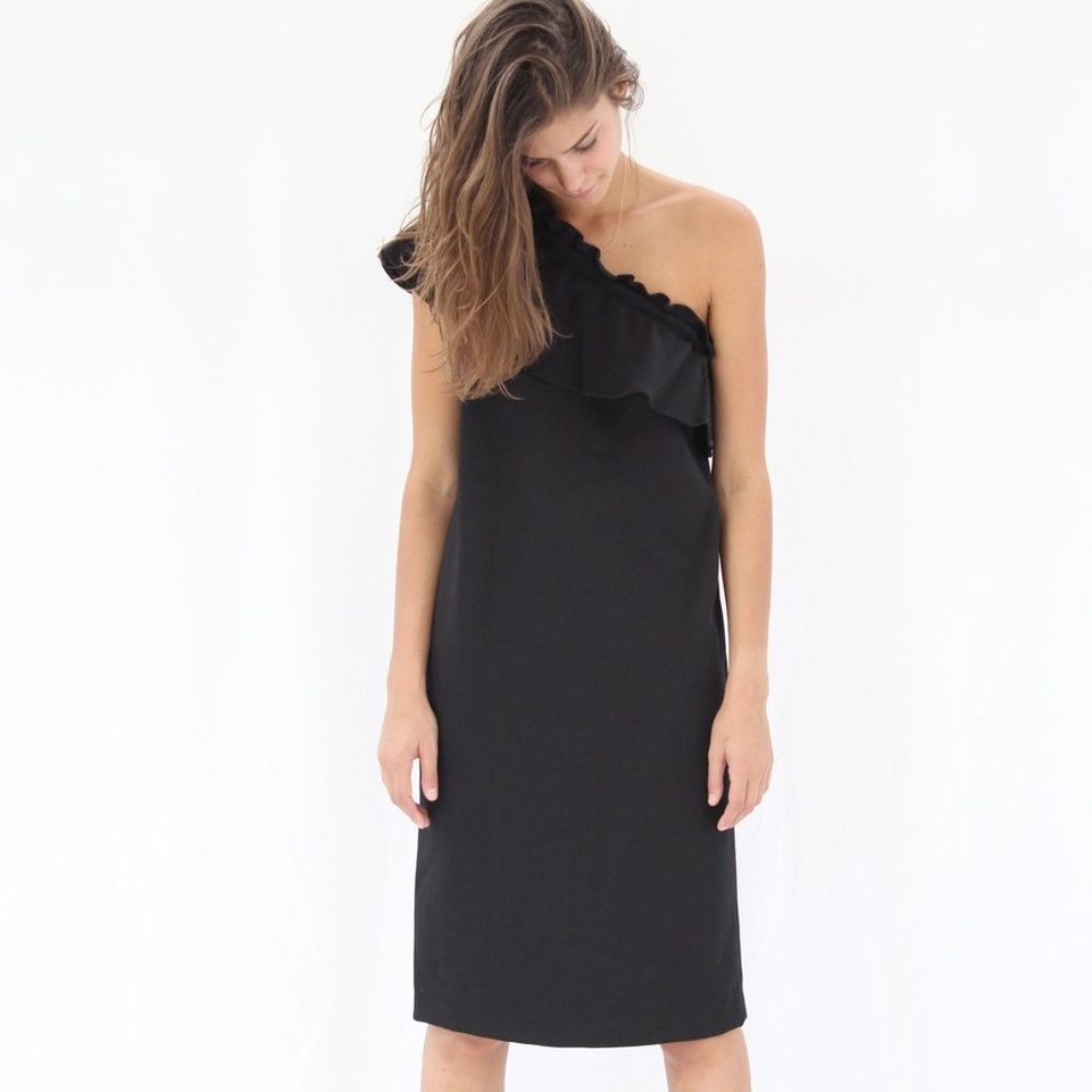 Apiece Apart reina dress one shoulder Jcrew $480